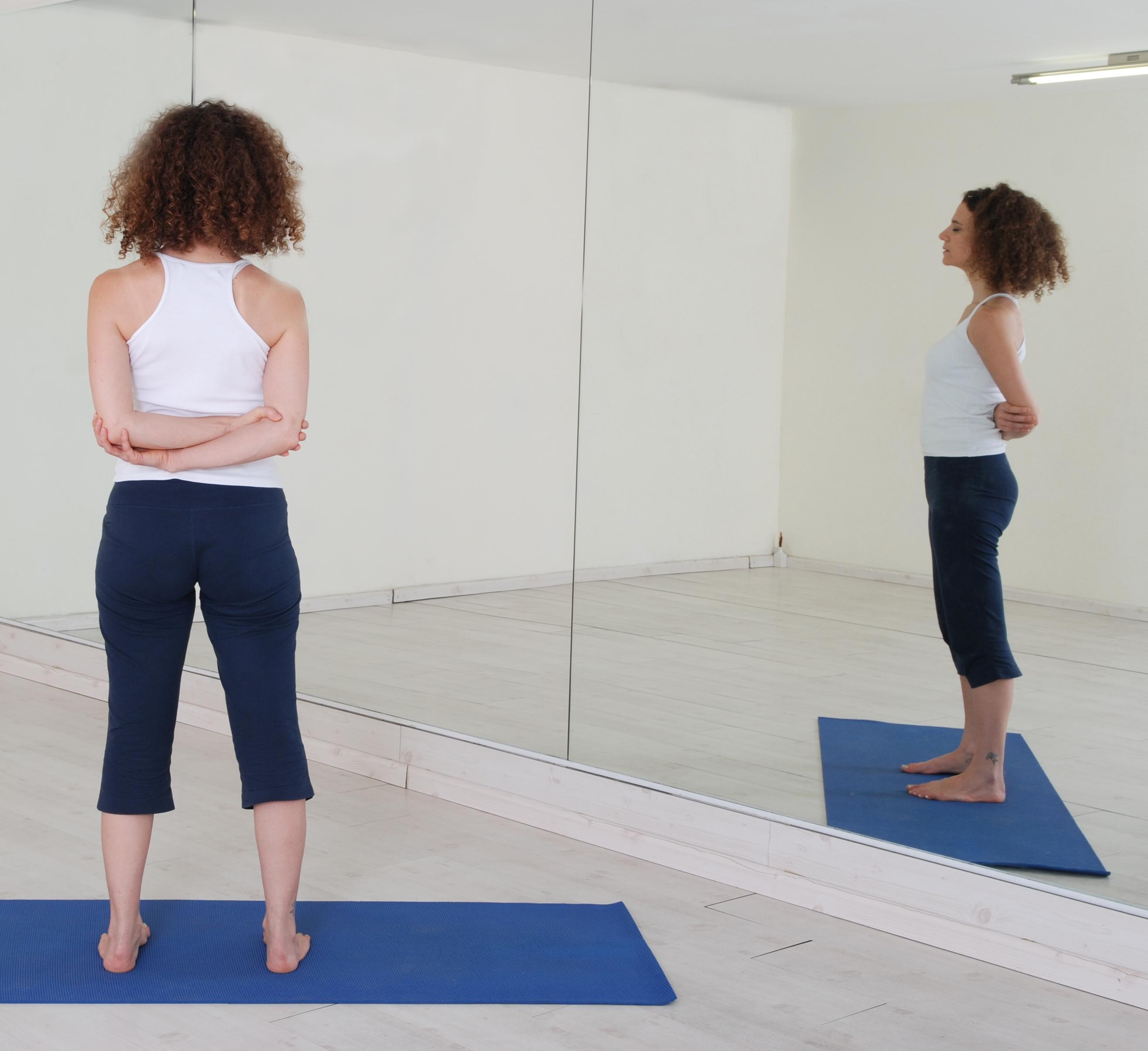 תנוחות ותרגילי יוגה:Yoga postures asana asanas Tadasana Paschima Baddha Namaskar