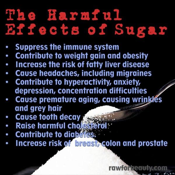 harmful effects of suger